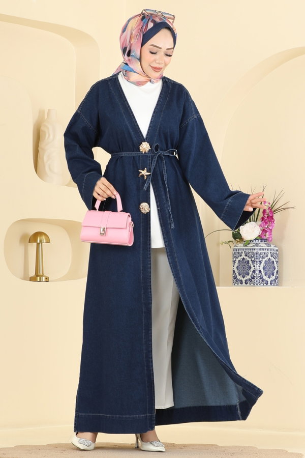 Modaselvim Overcoat / Coat Overcoat 1425ORG1169 Dark Denim