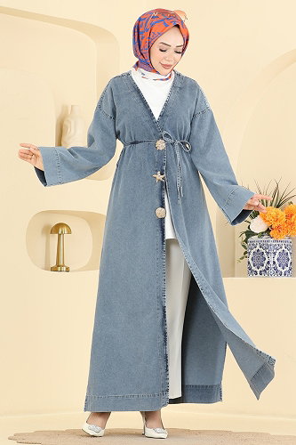 moda selvim كاب جينز فاتح 1425ORG1169 - Thumbnail