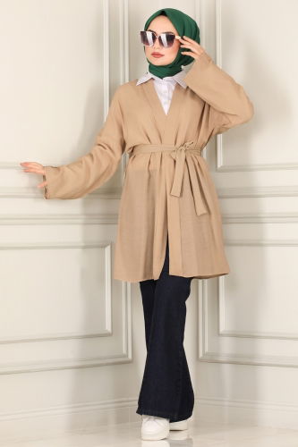 moda selvim Overcoat 1499UKB139 Vision - Thumbnail