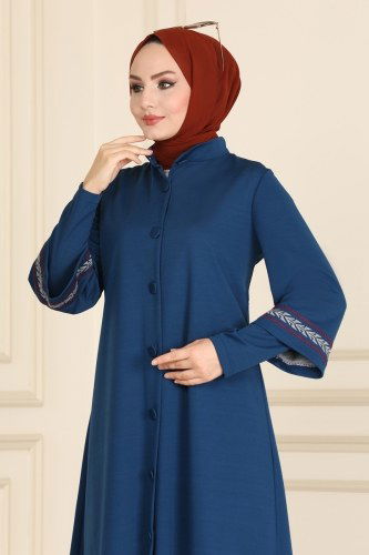 moda selvim 1525UKB139 ياقوتي ملابس قصيره - Thumbnail