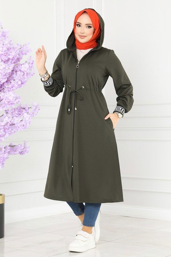 Overcoat 173DVL817 Khaki - 2