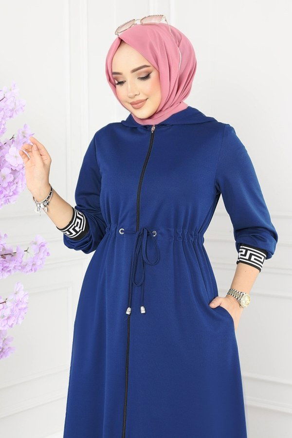 Overcoat 173DVL817 Navy Blue - 4