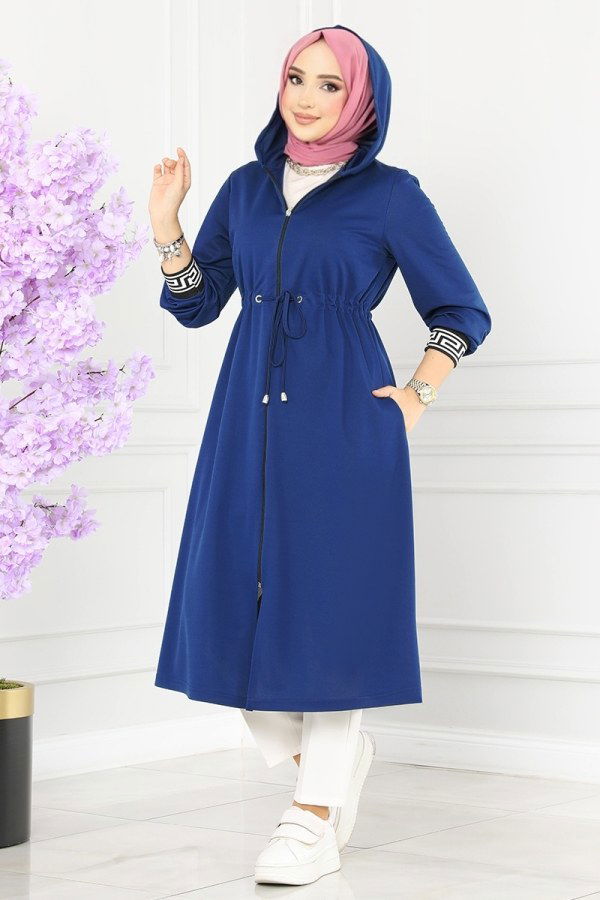 Overcoat 173DVL817 Navy Blue - 3