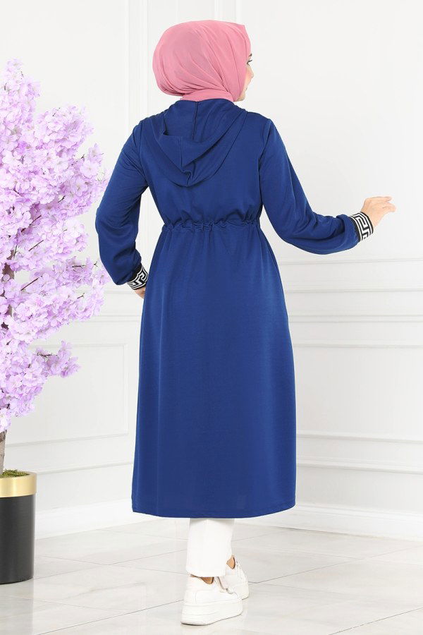 Overcoat 173DVL817 Navy Blue - 5