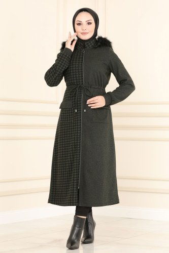 A.T.M. - Overcoat 1801AY342 Khaki