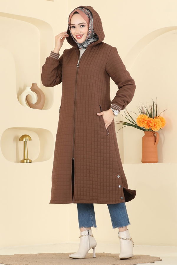 Modaselvim Overcoat / Coat Overcoat 1926TRT545 Brown