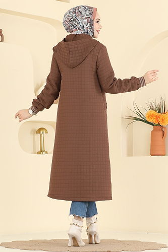 moda selvim كاب بني 1926TRT545 - Thumbnail