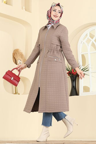 moda selvim Overcoat 1927TRT545 Dark Vision - Thumbnail