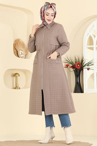 moda selvim Overcoat 1927TRT545 Dark Vision - Thumbnail