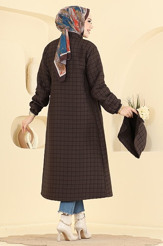 moda selvim كاب بني غامق 2006DFL152 - Thumbnail