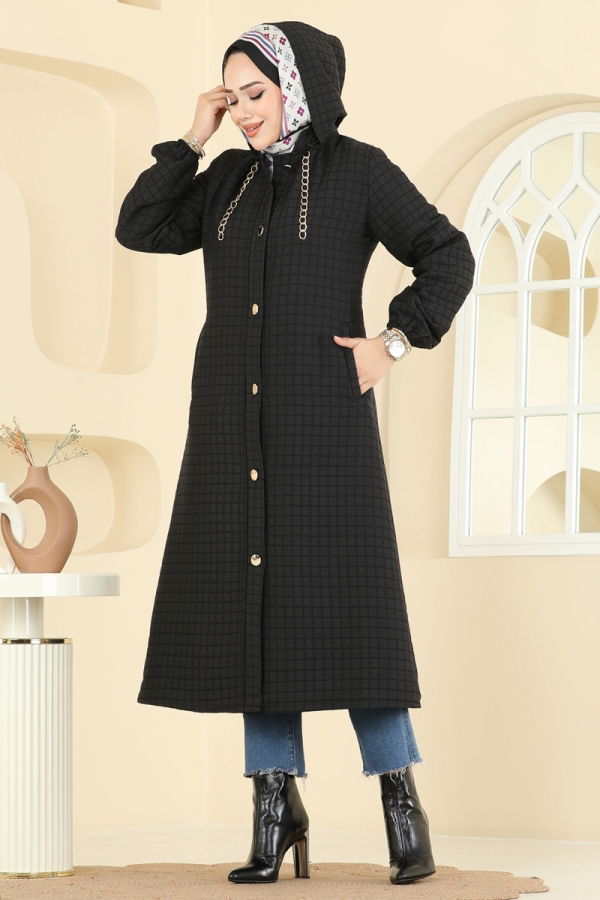 Modaselvim Overcoat / Coat Overcoat 2006DFL152 Black