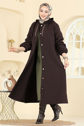 moda selvim كاب بني 2006DFL152 - Thumbnail