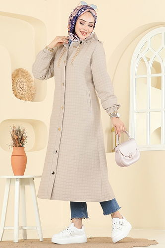 moda selvim Overcoat 2006DFL152 Vision - Thumbnail