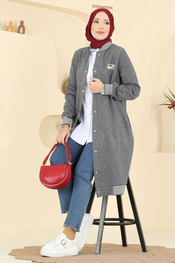 Modaselvim Overcoat / Coat Overcoat 2019FON792 Anthracite