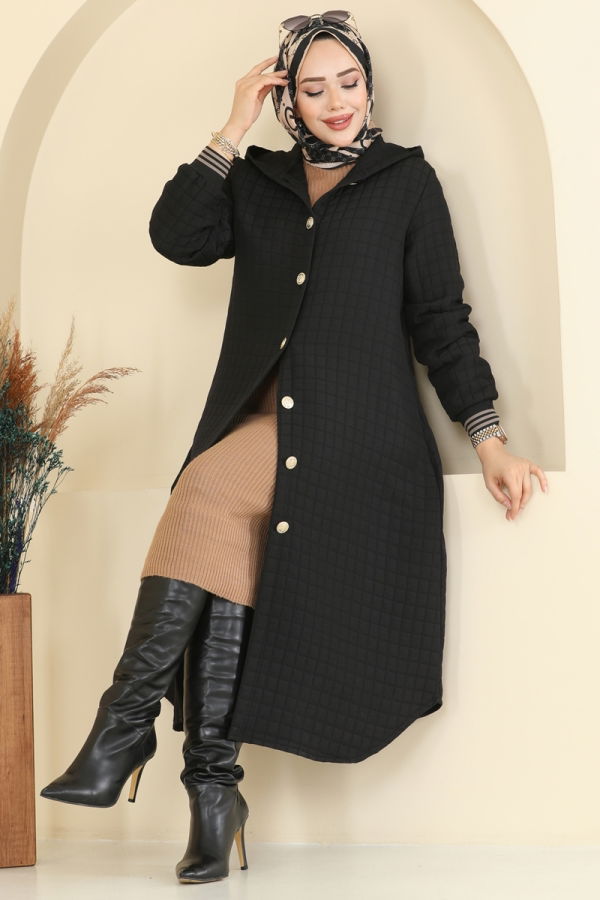 Modaselvim Overcoat / Coat Overcoat 2025TRT545 Black