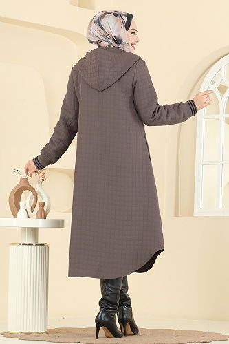 moda selvim Overcoat 2025TRT545 Dark Vision - Thumbnail