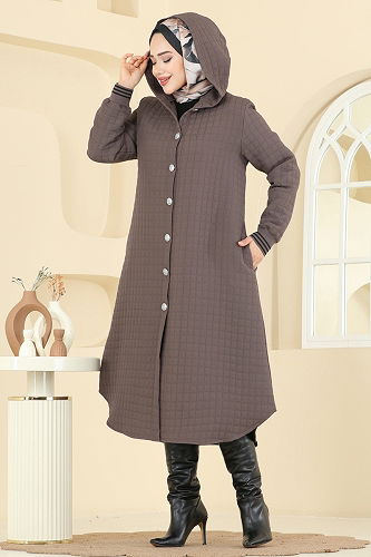 moda selvim Overcoat 2026TRT545 Dark Vision - Thumbnail