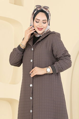 moda selvim Overcoat 2026TRT545 Dark Vision - Thumbnail