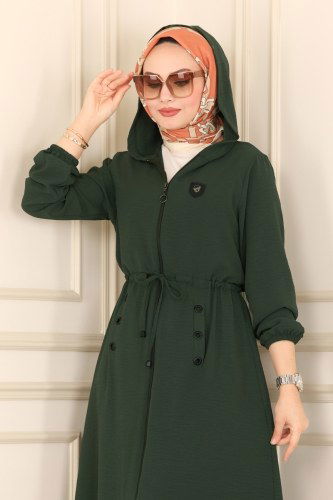 moda selvim 2030TRT545 العفني غامق ملابس قصيره - Thumbnail