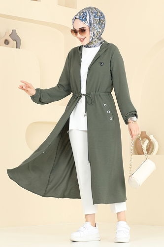 moda selvim كاب اخضر عفني 2030TRT545 - Thumbnail