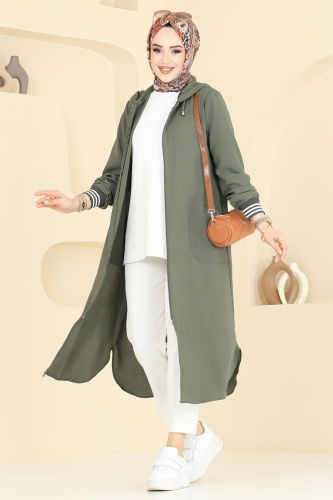 T.R.T. - Overcoat 2033TRT545 Khaki