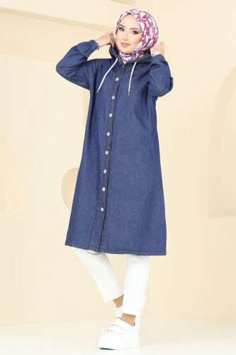 E.T.T. - Overcoat 20486ETT926 Denim