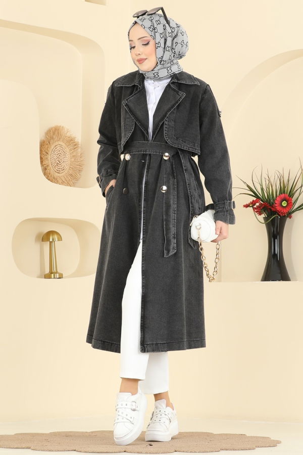 Modaselvim معطف/كاب كاب أسود 2055FMZ1159