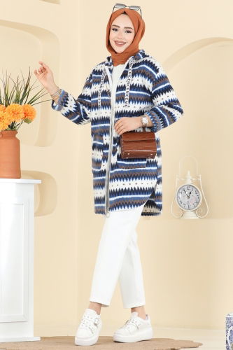 E.R.K. - Overcoat 2062ERK1158 Pattern3 Saks