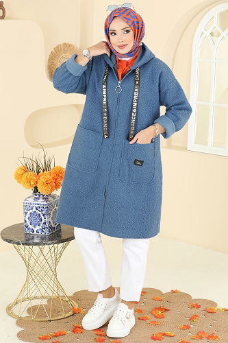 moda selvim كاب ازرق 2141LYD1165 - Thumbnail