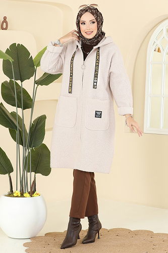 moda selvim كاب بيج 2141LYD1165 - Thumbnail