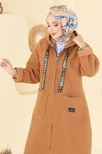 moda selvim كاب قرميدي 2141LYD1165 - Thumbnail