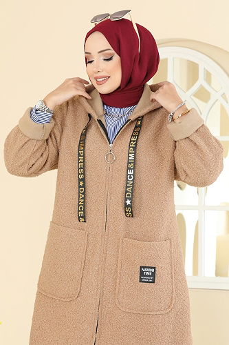 moda selvim Overcoat 2141LYD1165 Vision - Thumbnail