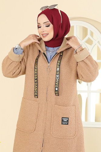 moda selvim Overcoat 2141LYD1165 Vision - Thumbnail