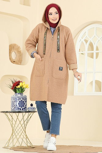 moda selvim Overcoat 2141LYD1165 Vision - Thumbnail