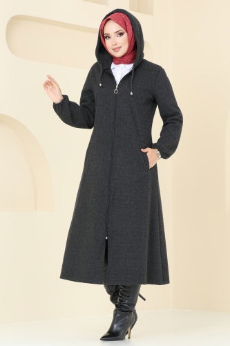 U.K.B. - Overcoat 22002UKB139 Anthracite