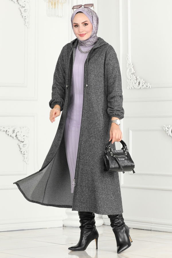 Modaselvim Overcoat / Coat Overcoat 22002UKB139 Gray