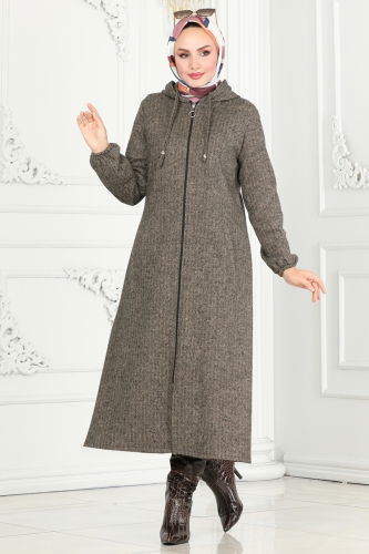 moda selvim Overcoat 22002UKB139 Vision - Thumbnail