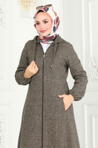 moda selvim Overcoat 22002UKB139 Vision - Thumbnail