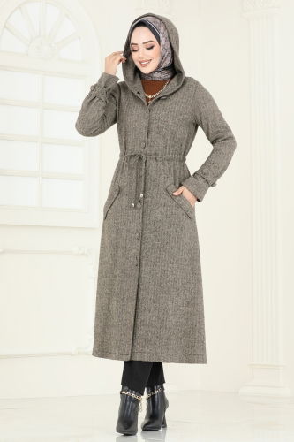 moda selvim Overcoat 22003UKB139 Vision - Thumbnail