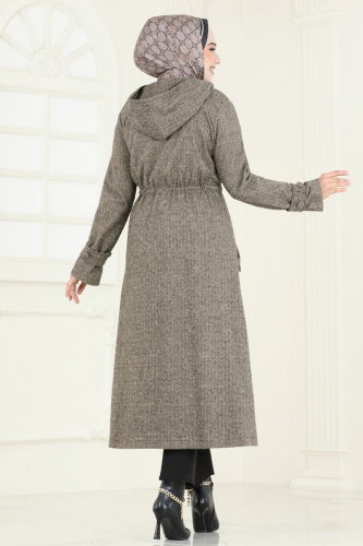 moda selvim Overcoat 22003UKB139 Vision - Thumbnail