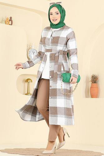 moda selvim كاب بني 24088UKBK1160 - Thumbnail