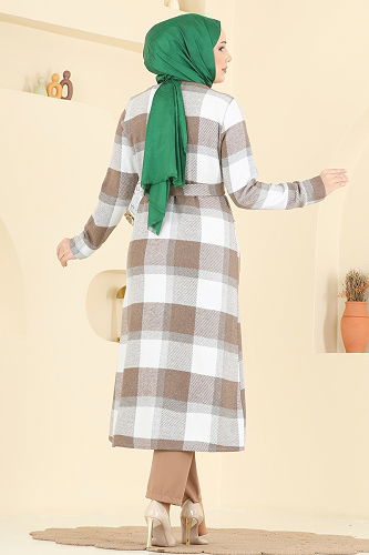 moda selvim كاب بني 24088UKBK1160 - Thumbnail