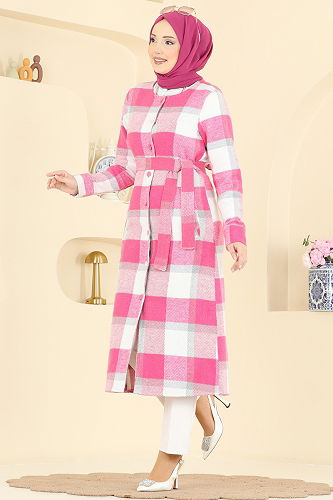 moda selvim كاب فوشي 24088UKBK1160 - Thumbnail