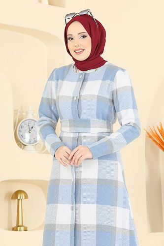 moda selvim كاب أزرق 24089UKBK1160 - Thumbnail