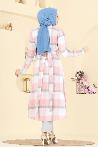 moda selvim كاب بيج وردي 24089UKBK1160 - Thumbnail