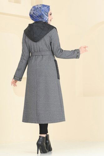 moda selvim كاب رمادي 2576SL432 - Thumbnail