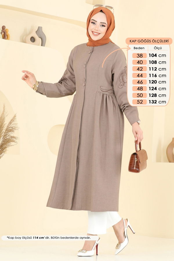 Modaselvim معطف/كاب كاب بيج غامق 2645SL432