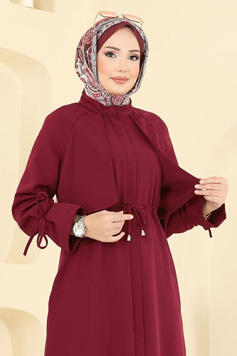 moda selvim كاب خمري 2740SL432 - Thumbnail