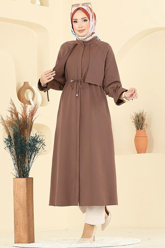 moda selvim كاب بيج غامق 2740SL432 - Thumbnail