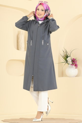 S.L. - Overcoat 2954SL432 Anthracite